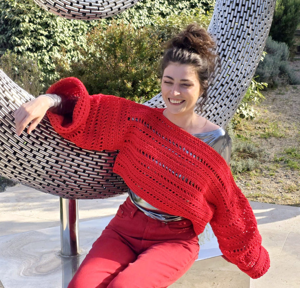 Pull Poly en crochet